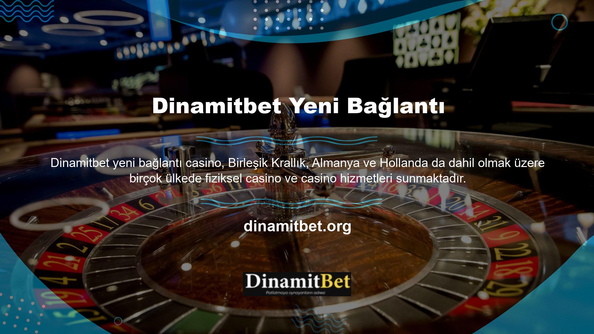 Amerika'da ise Dinamitbet adı altında Türk oyunculara hizmet vermektedir