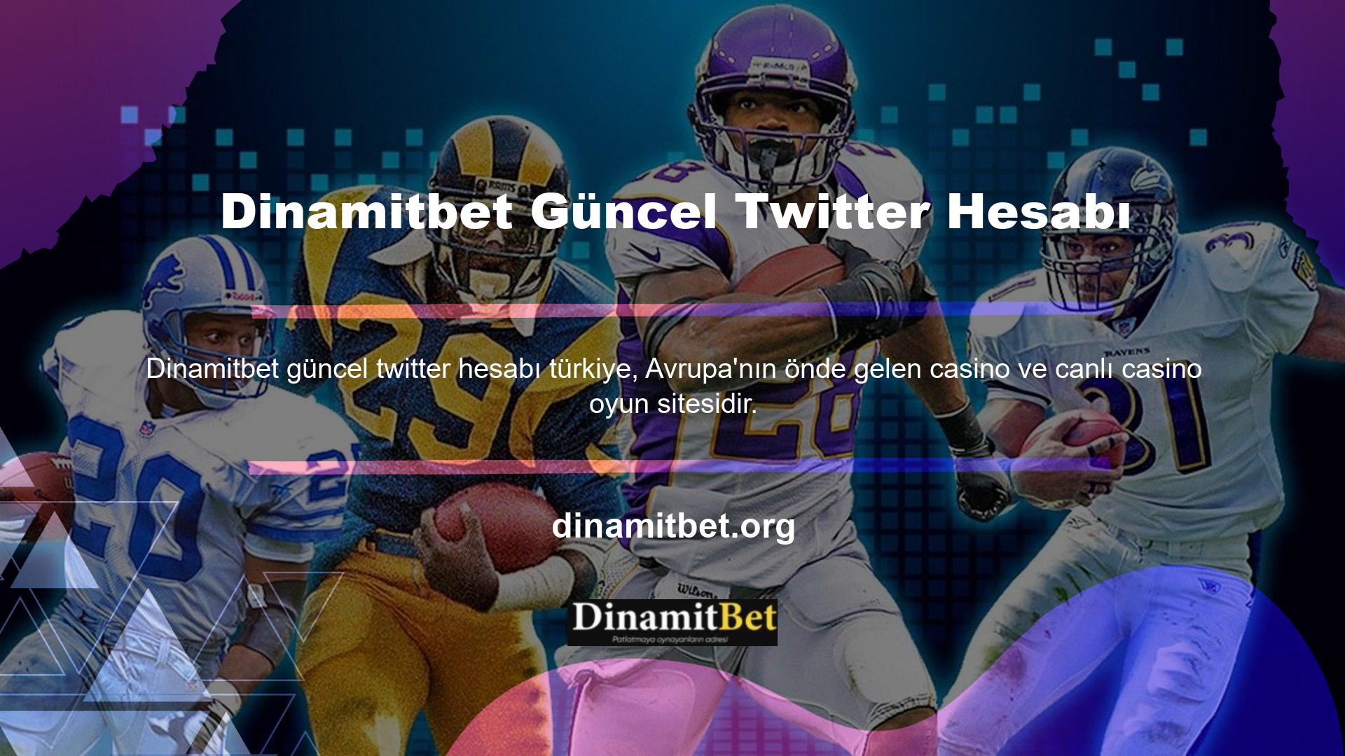 Avrupa'da çok sayıda kullanıcı bulan Dinamitbet Avrupa Devi, artık Türkiye'de de Türk oyun tutkunlarına hizmet veriyor