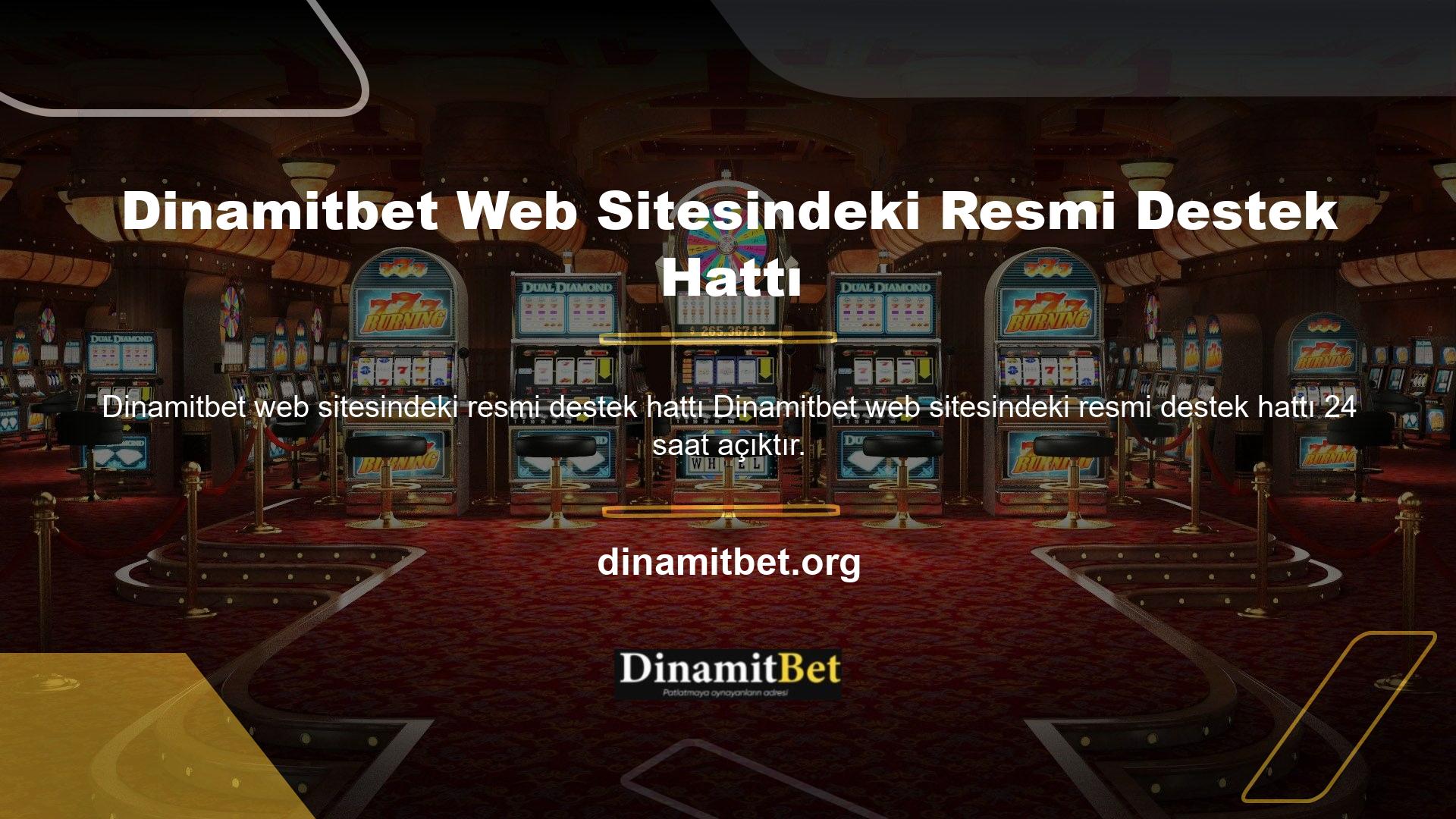 Bu yardım hattı, sitedeki oyun ve casinolar ilgili desteğin yanı sıra şikayetlerle ilgili yardım sağlar