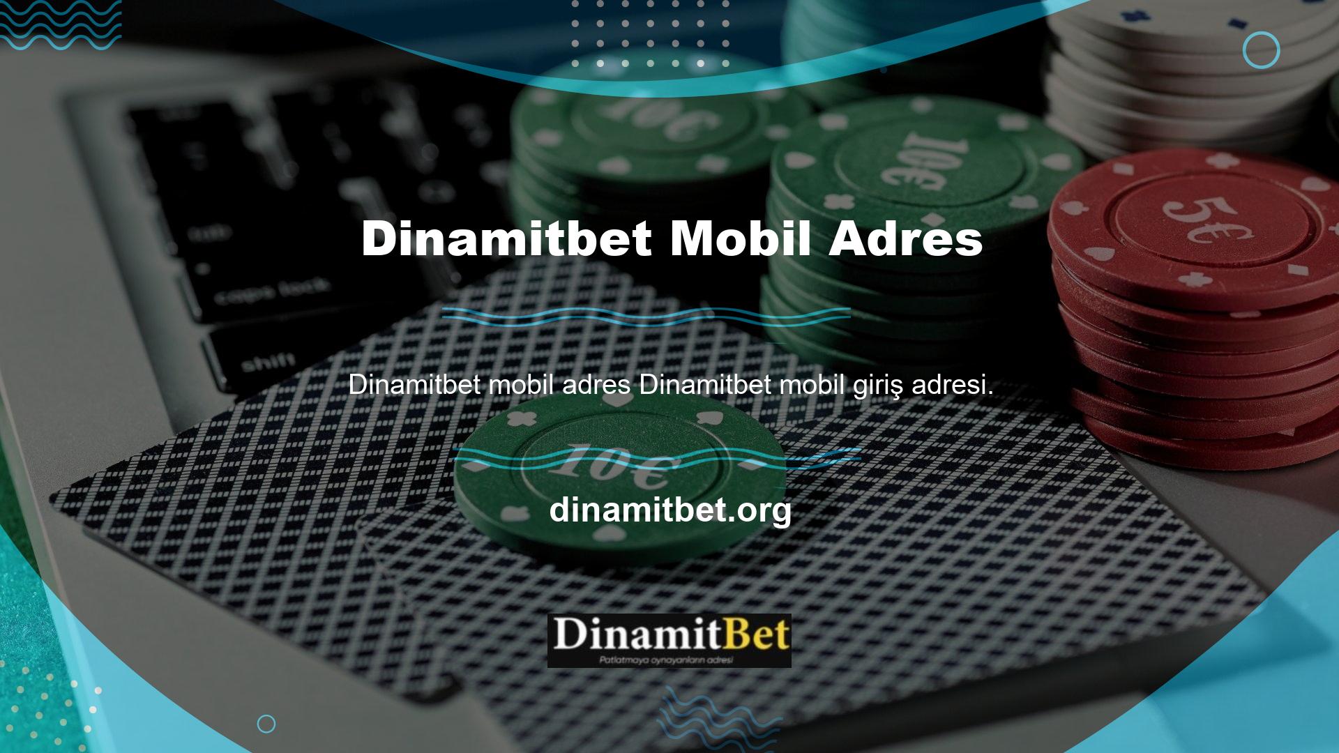Mobil cihazlarla kullanabiliyorsanız Dinamitbet mobil giriş adresi, neden Dinamitbet adresi değiştirdi? Bu sorunun cevabı binlerce insan tarafından merak ediyor