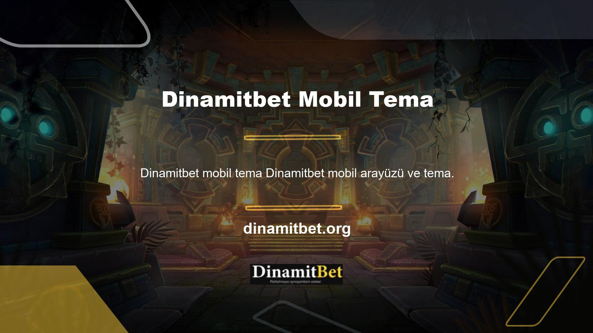 Dinamitbet mobil arayüzü ve tasarım, bugünün dünyasının teknoloji ve tasarım dünyası olduğunu söylemek abartı değildir